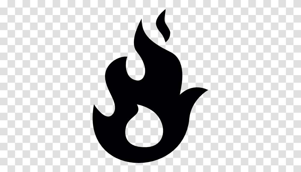 Fire Flames Silhouette, Stencil, Emblem Transparent Png