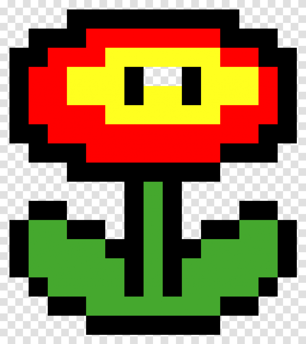 Fire Flower Pixel, First Aid, Pac Man Transparent Png