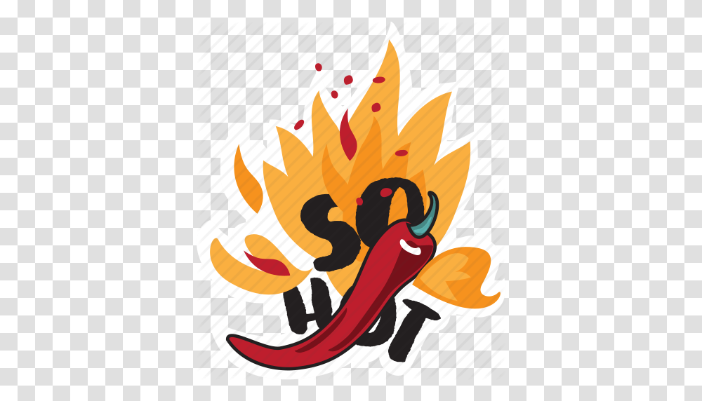 Fire Food Hot Networking Pepper Restaurant Spicy Icon, Flame, Bonfire Transparent Png