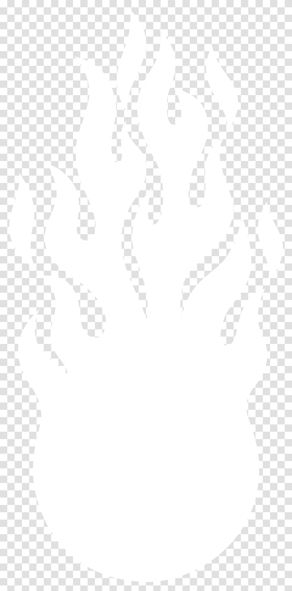 Fire Giant Logo Black And White, Footprint, Stencil Transparent Png