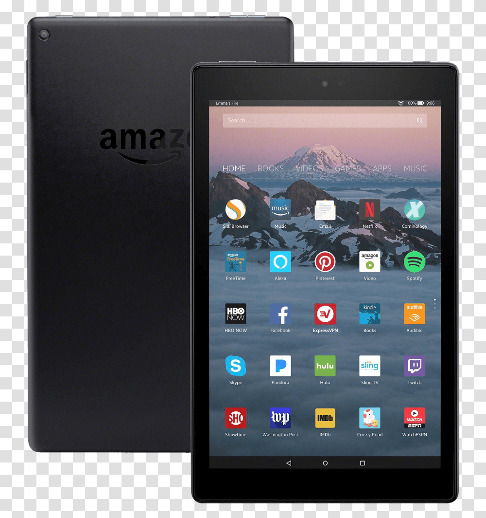 Fire Hd 10 Tablet, Tablet Computer, Electronics, Mobile Phone, Cell Phone Transparent Png