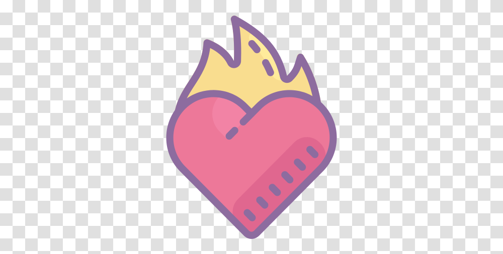 Fire Heart Icon - Free Download And Vector Girly Transparent Png