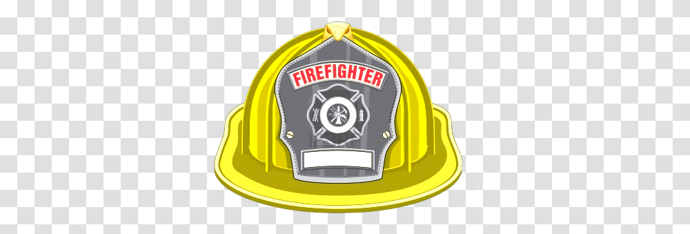 Fire Helmet Clipart Fireman Hat, Clothing, Apparel, Hardhat, Logo Transparent Png