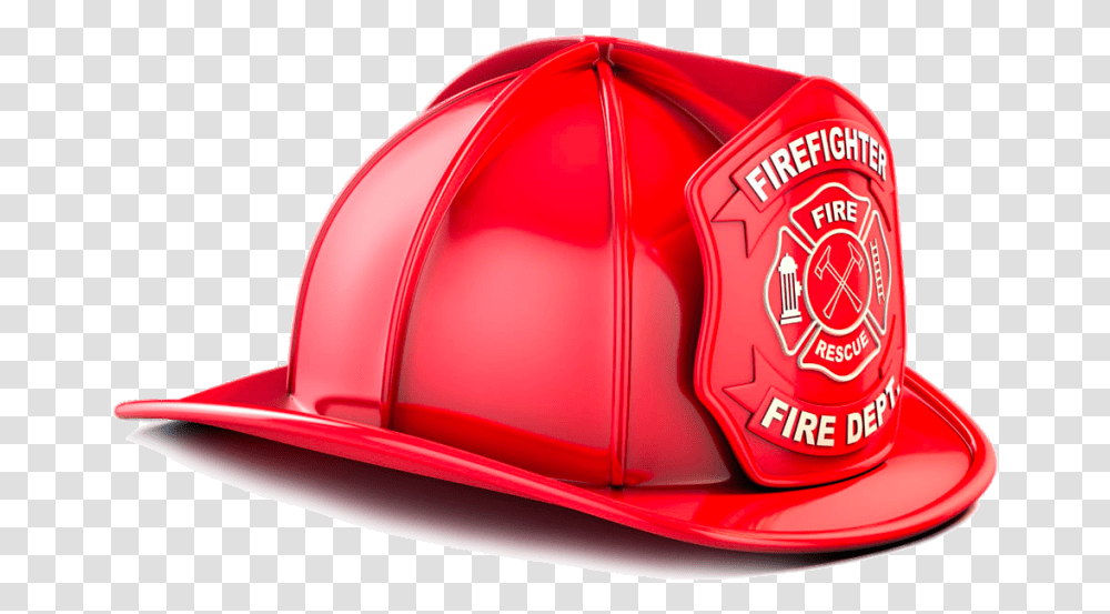 Fire Helmet Firefighter Background Fireman Fireman Hat, Apparel, Hardhat, Crash Helmet Transparent Png