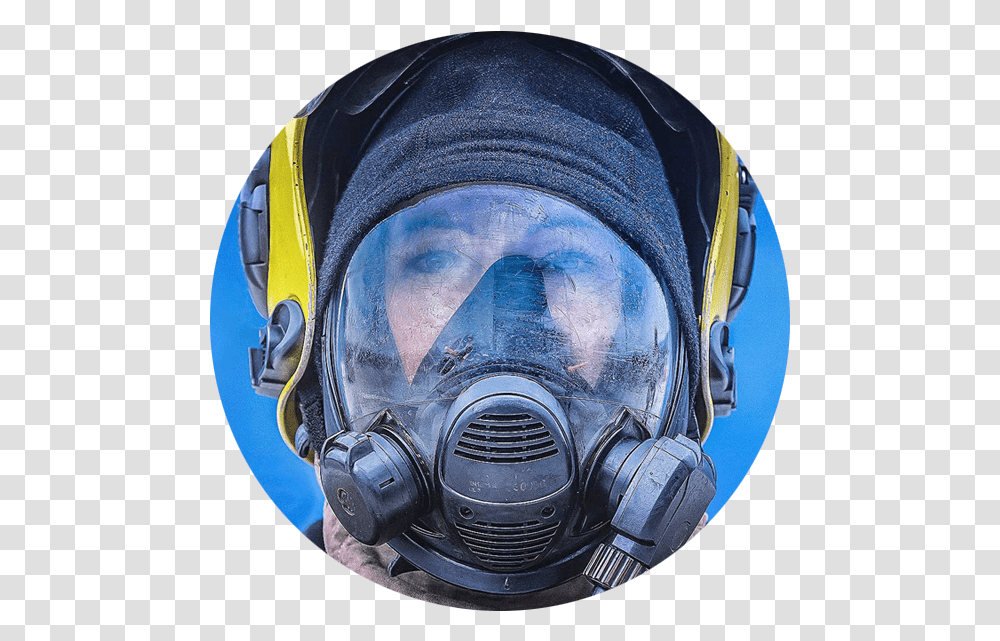 Fire Helmet Gas Mask, Apparel, Astronaut, Fisheye Transparent Png