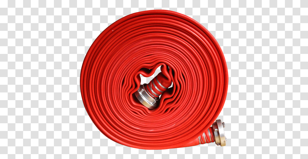 Fire Hose Reel 65mm X 30 Meter Red Solid, Coil, Spiral, Cable Transparent Png