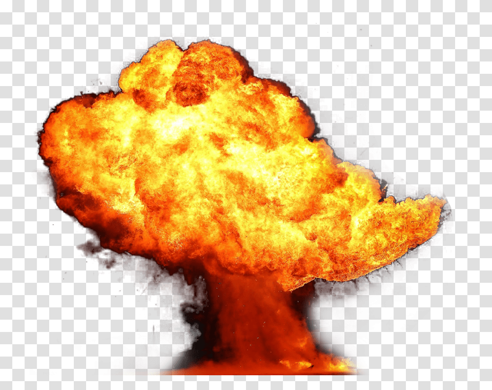 Fire Image Nuclear Bomb Explosion, Flame, Bonfire, Mountain, Outdoors Transparent Png