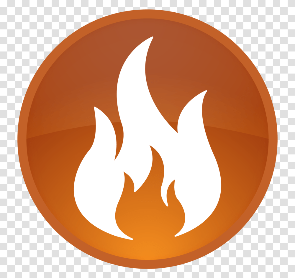 Fire In Circle Logo, Flame, Bonfire Transparent Png