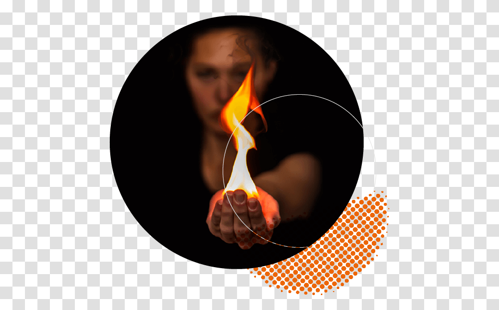 Fire In Hand Magic, Person, Human, Flame Transparent Png