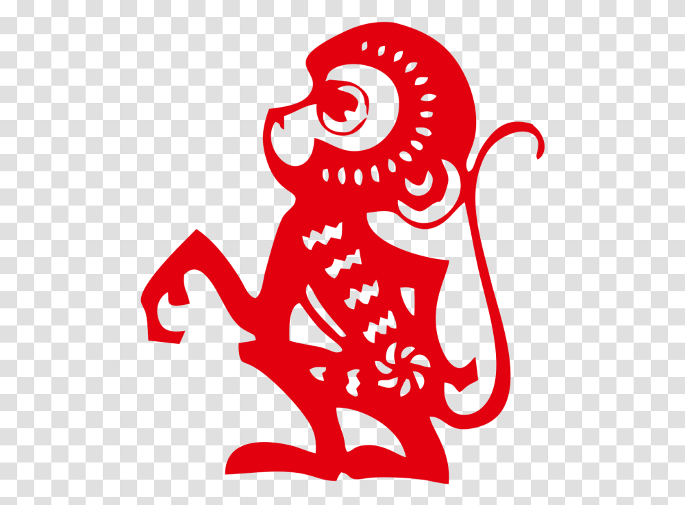 Fire Monkey In Format With Background Chinese New Year Monkey Zodiac, Cupid, Poster Transparent Png