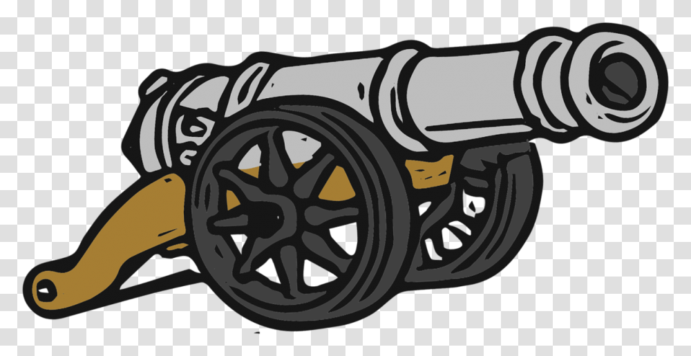 Fire Old Gun Cannon, Weapon, Weaponry, Wheel, Machine Transparent Png