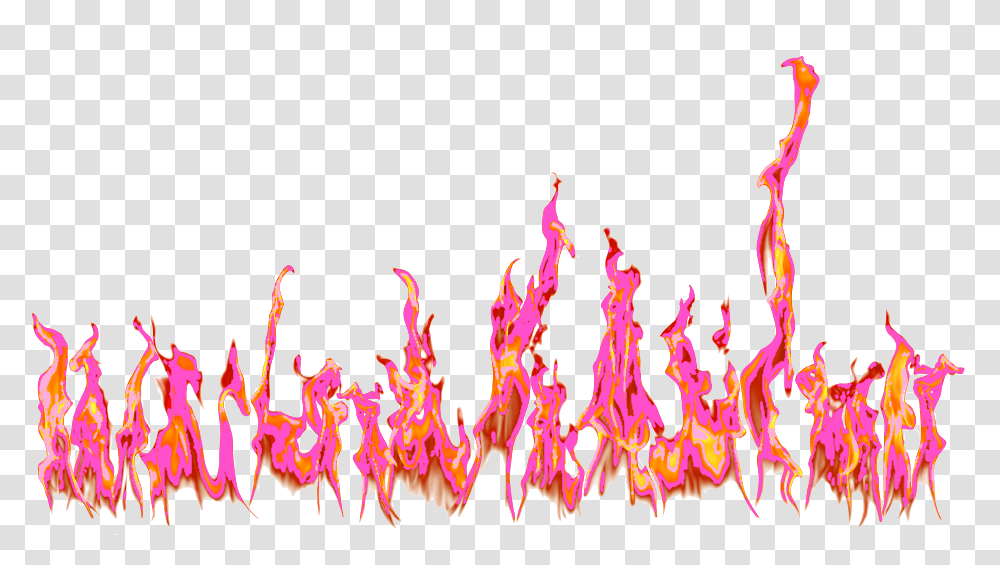 Fire Orange And Pink Image Fire, Dance Pose, Leisure Activities, Pattern, Crowd Transparent Png