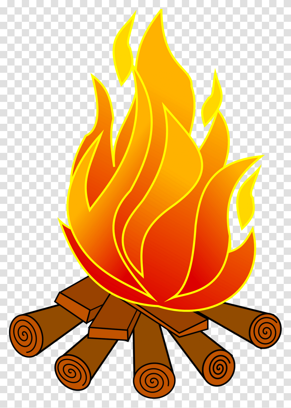 Fire Pit Clipart Clipart Campfire, Flame, Bonfire Transparent Png