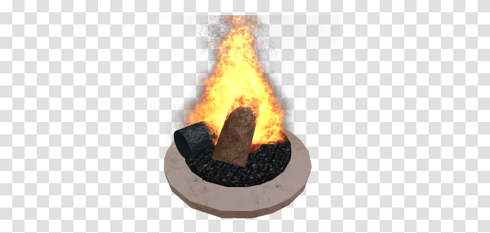 Fire Pit Roblox Flame, Bonfire, Forge Transparent Png