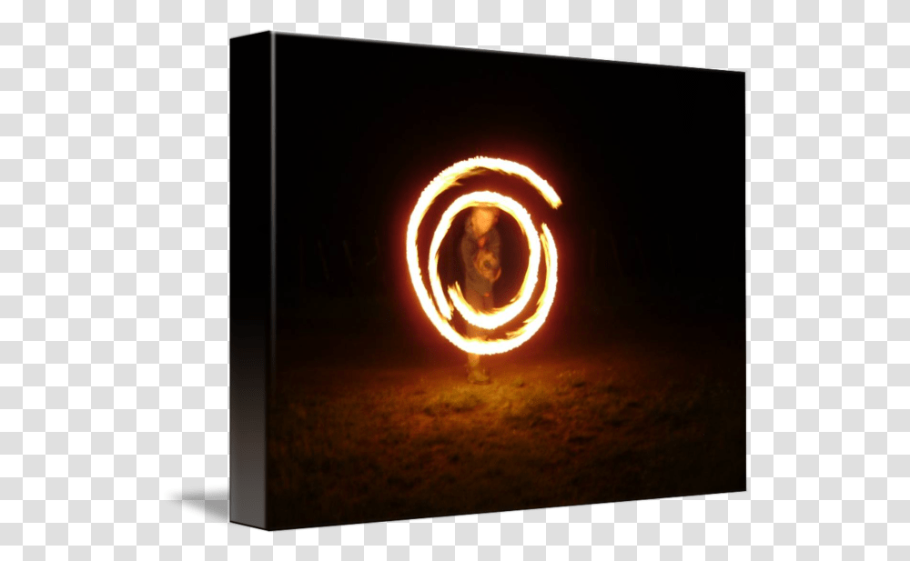 Fire Poi Circle Danger Flame By Campbell Potter Neon, Flare, Light, Sphere, Lighting Transparent Png