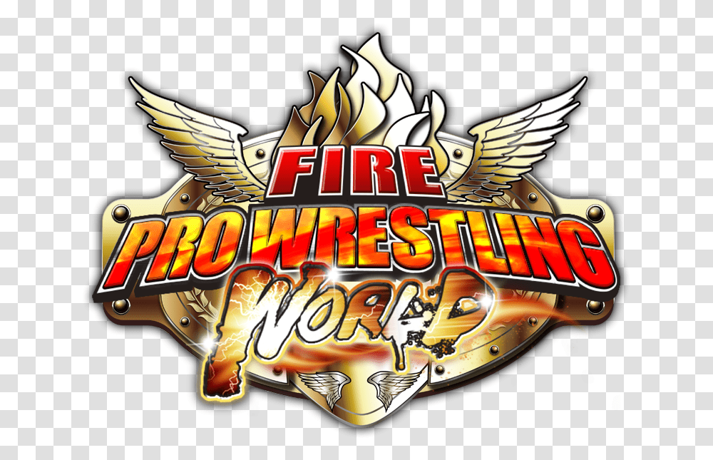 Fire Pro Wrestling World Welcomes The Women Of Wonder Free Fire Pro Logo, Leisure Activities, Text, Lighting, Flame Transparent Png