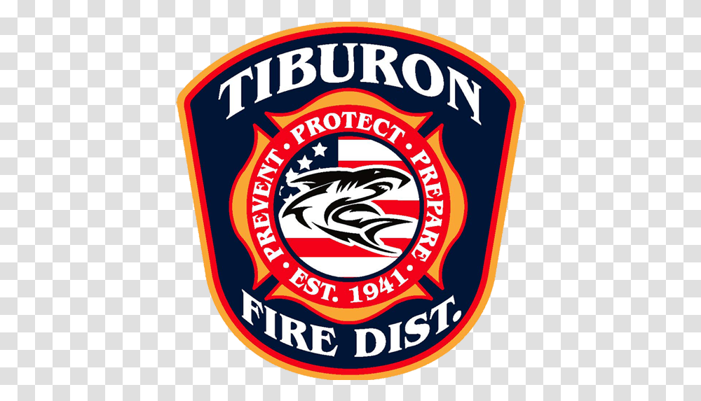Fire Protection And Emergency Medical Services Ems For The Tiburon Fire Department Logo, Label, Text, Symbol, Sticker Transparent Png
