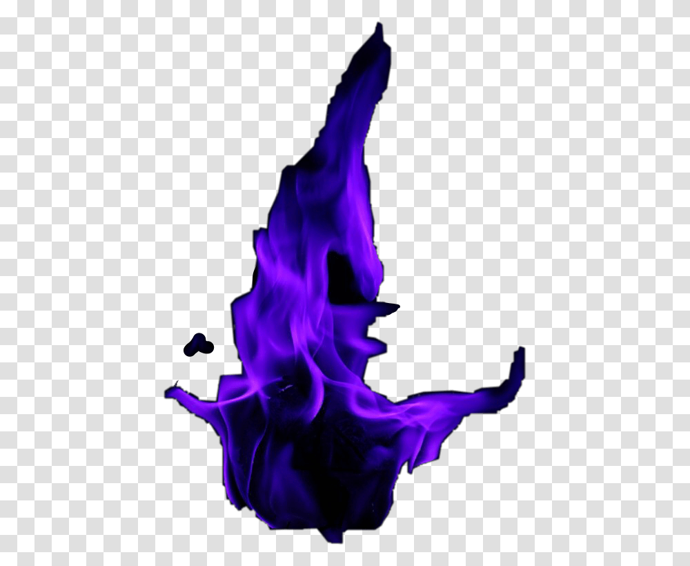 Fire Purple Purplefire Freetoedit, Flame, Person, Human, Bonfire Transparent Png