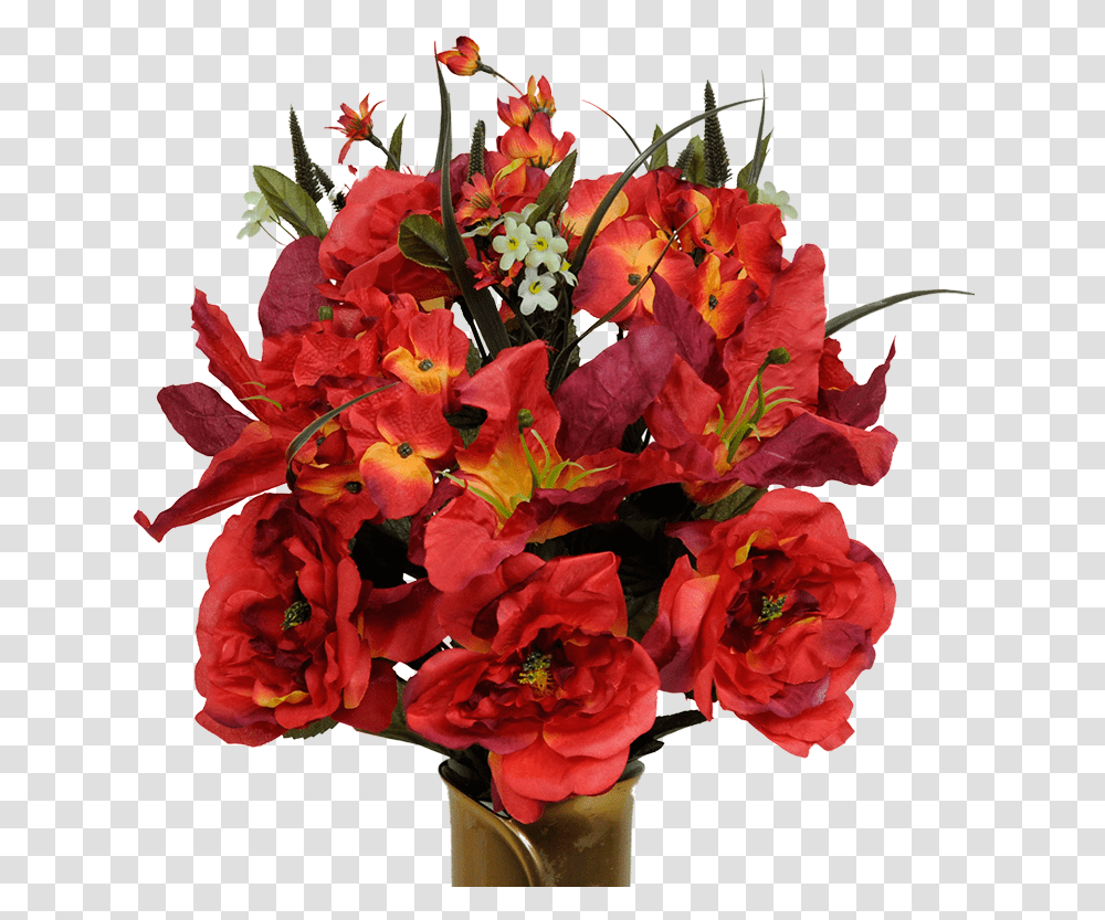 Fire Red Rose Amp Hydrangea Mix Bouquet, Plant, Flower, Blossom, Flower Bouquet Transparent Png