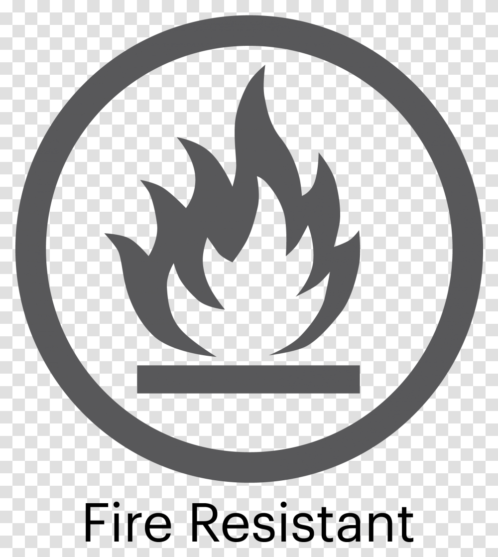 Fire Resistant Surface Logo Fire Resistant Icon, Emblem, Rug, Trademark Transparent Png