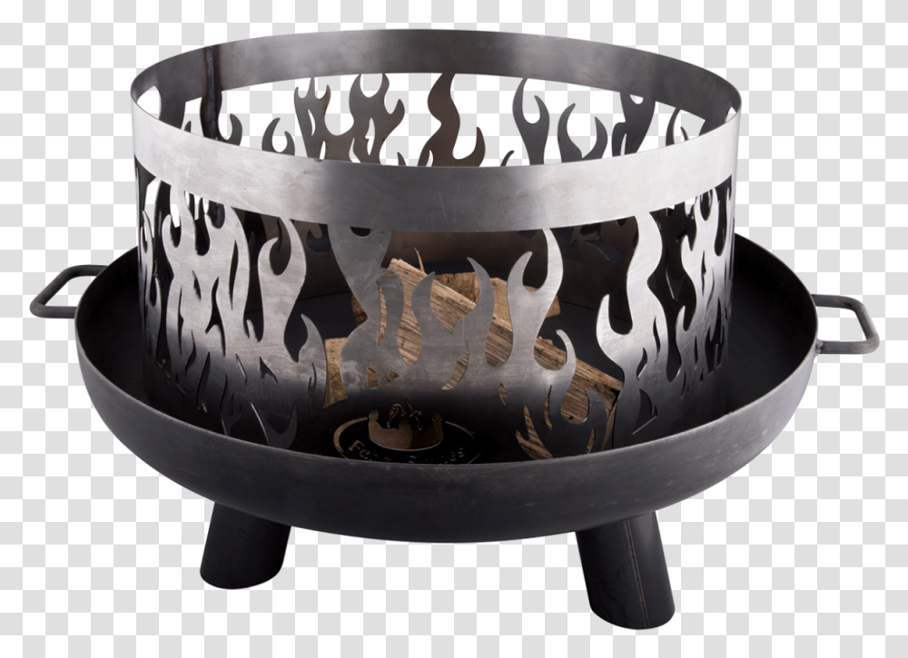 Fire Ring For Bowl Flames Esschert Design Cauldron, Furniture, Bucket, Birthday Cake, Dessert Transparent Png