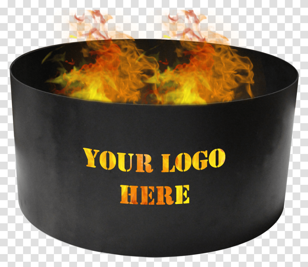 Fire Ring Your Logo T Shirt, Flame, Birthday Cake, Dessert, Food Transparent Png