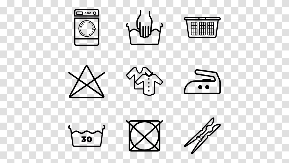 Fire Safety Laundry Cleaning Carry Internal Orders Laundry Guide Icon Pack, Halo Transparent Png