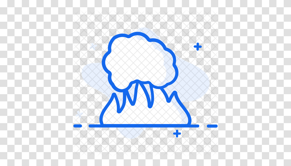 Fire Smoke Icon Of Colored Outline Clip Art, Nature, Ice, Outdoors, Snow Transparent Png