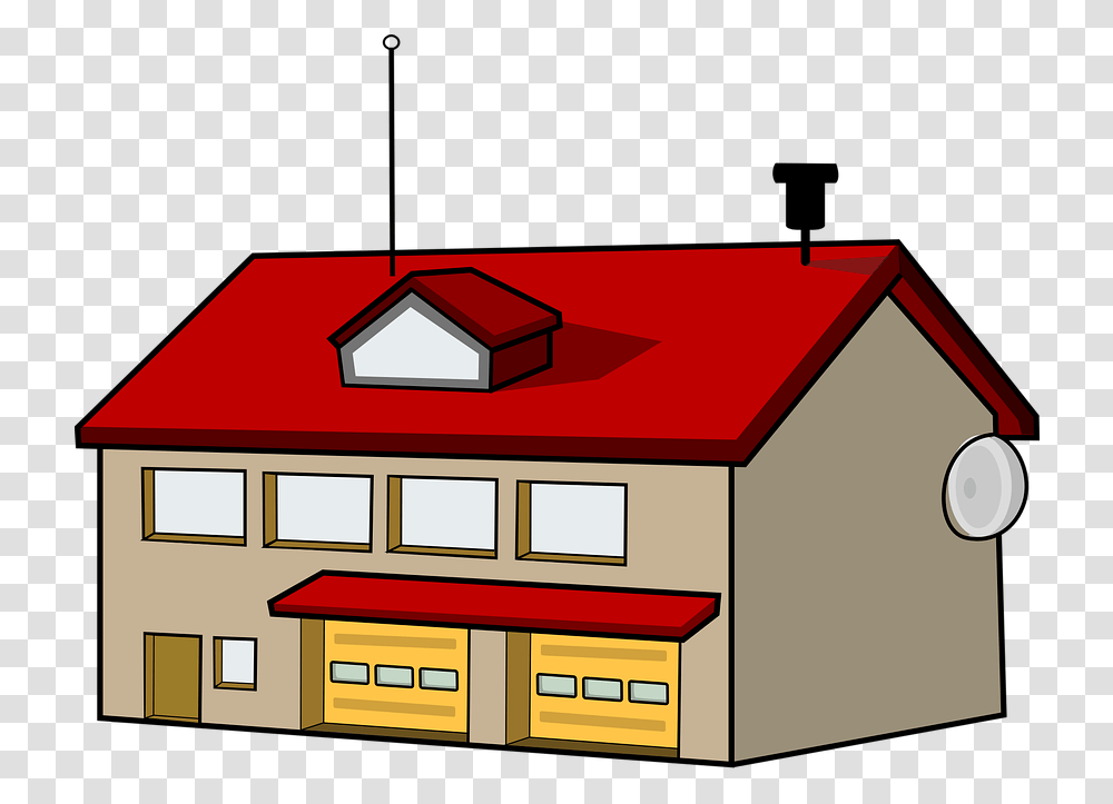 Fire Station Clip Art, Mailbox, Housing, Building, Vehicle Transparent Png