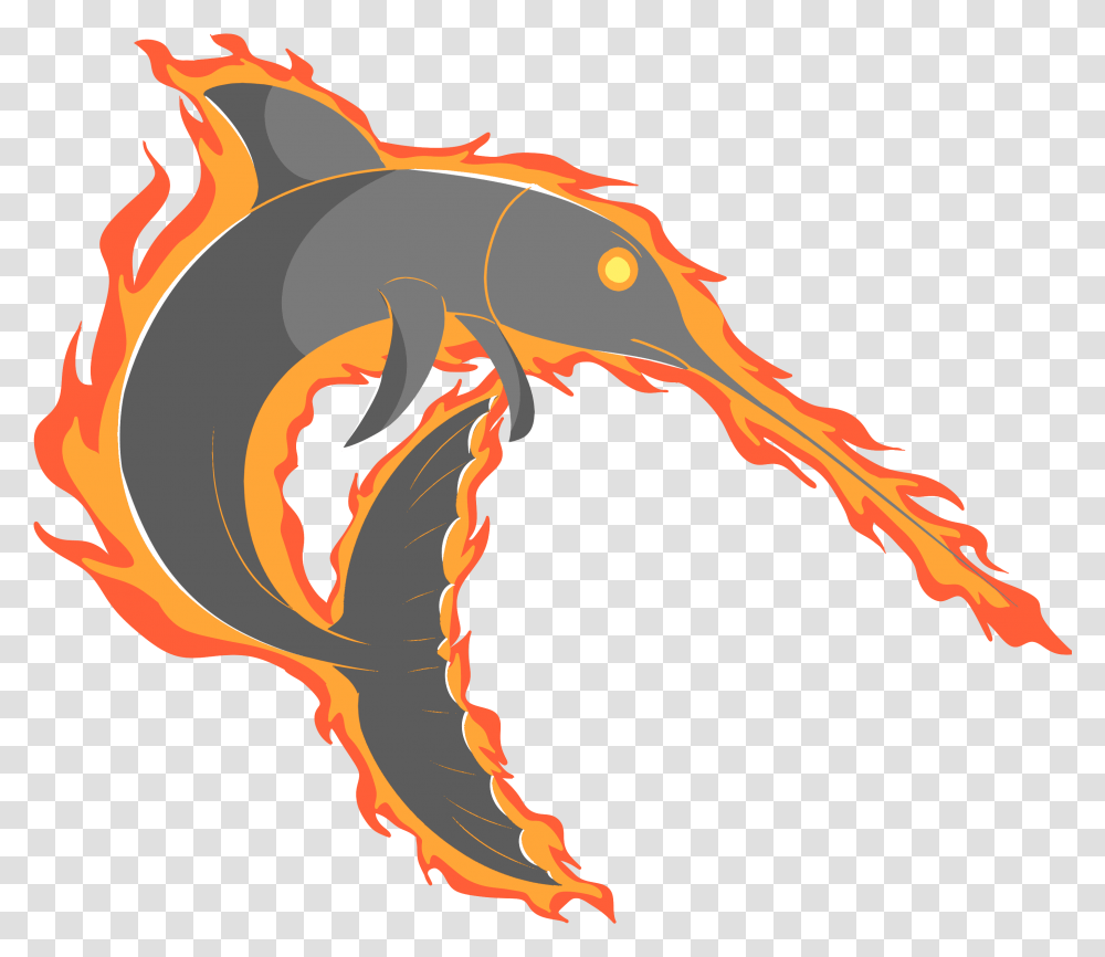 Fire Swordfish July Cotm, Dragon Transparent Png