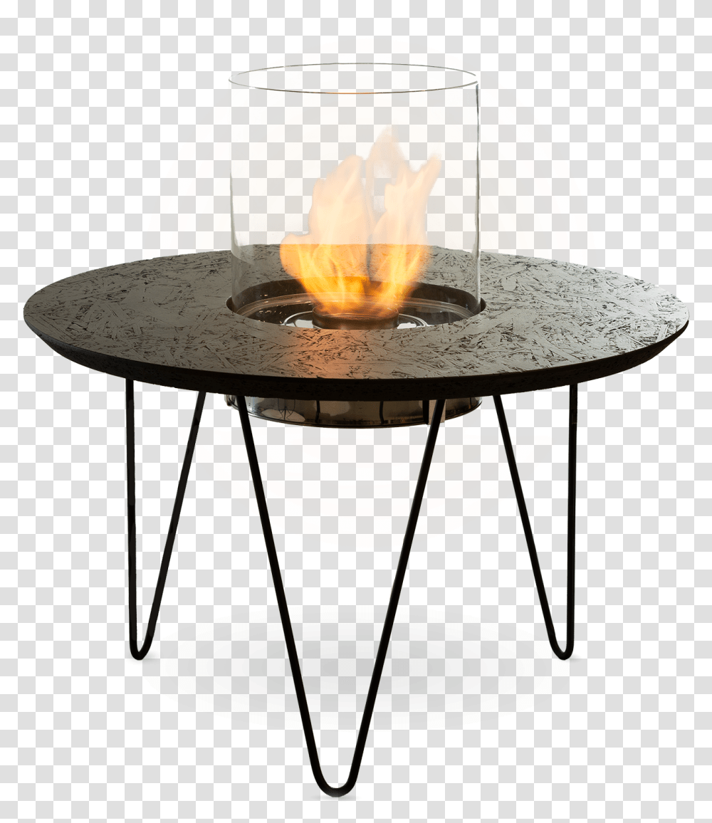 Fire Table Round Planika, Flame, Lamp, Drum, Percussion Transparent Png