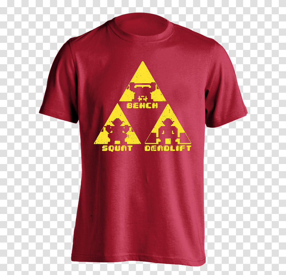 Fire Temple Triforce Powerlifting T Shirt Man Utd Are Shit, Apparel, T-Shirt, Plant Transparent Png