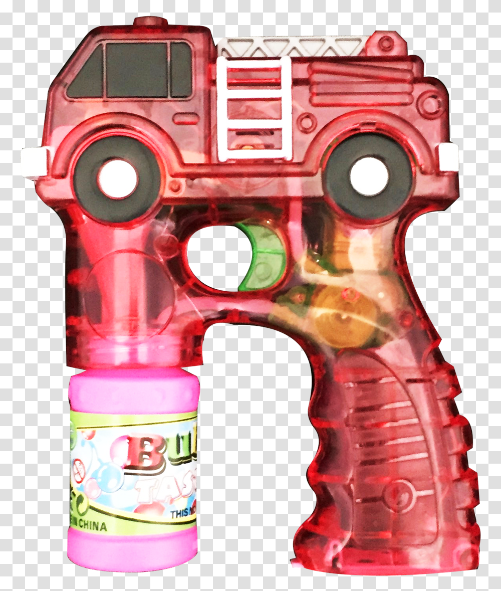 Fire Truck Bubble Gun Fire Truck Bubble Gun, Toy, Vehicle, Transportation, Robot Transparent Png