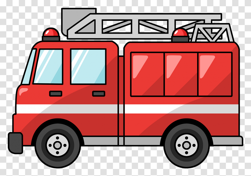 Fire Truck Car Clipart Fire Truck Clipart, Vehicle, Transportation, Van, Ambulance Transparent Png