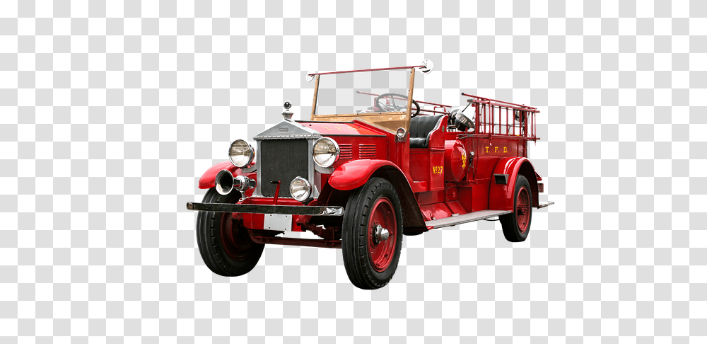 Fire Truck, Car, Vehicle, Transportation, Automobile Transparent Png