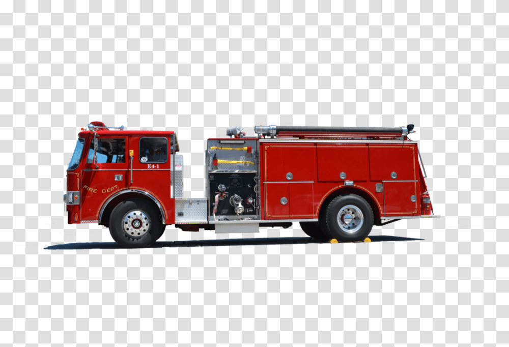 Fire Truck, Car, Vehicle, Transportation, Person Transparent Png