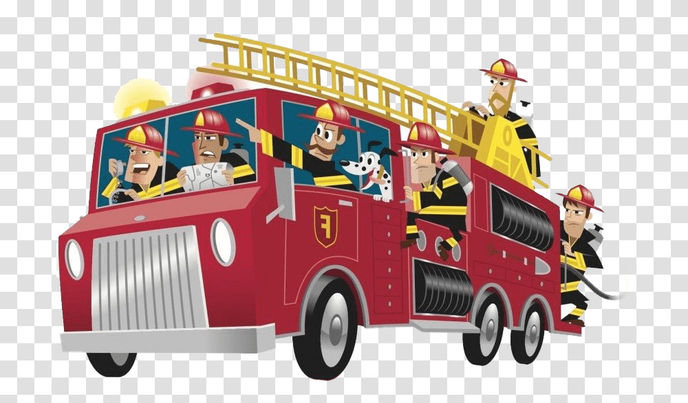 Fire Truck Clipart All Fire Truck Clipart, Vehicle, Transportation, Person, Human Transparent Png