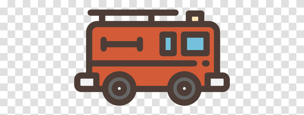 Fire Truck Free Transport Icons Police Car, Vehicle, Transportation, Van, Bus Transparent Png