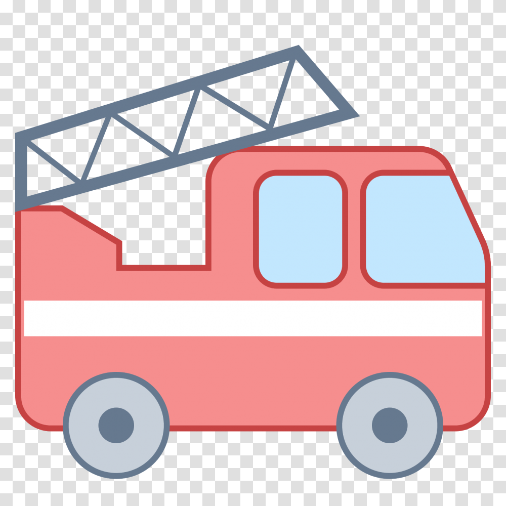 Fire Truck Icon, Vehicle, Transportation, Van, Caravan Transparent Png