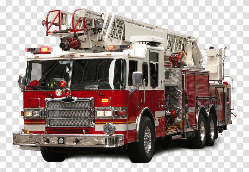 Fire Truck Image File Fire Truck No Background, Vehicle, Transportation, Fire Department, Person Transparent Png