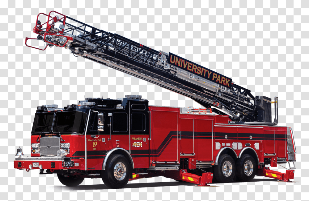 Fire Truck Ladder Eone Hps, Vehicle, Transportation, Construction Crane, Fire Department Transparent Png