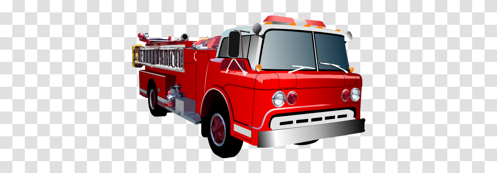 Fire Truck Photo Mart Cartoon Vector Fire Truck, Vehicle, Transportation, Fire Department, Bumper Transparent Png