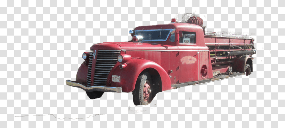 Fire Truck Retro Fire Truck, Vehicle, Transportation, Wheel, Machine Transparent Png