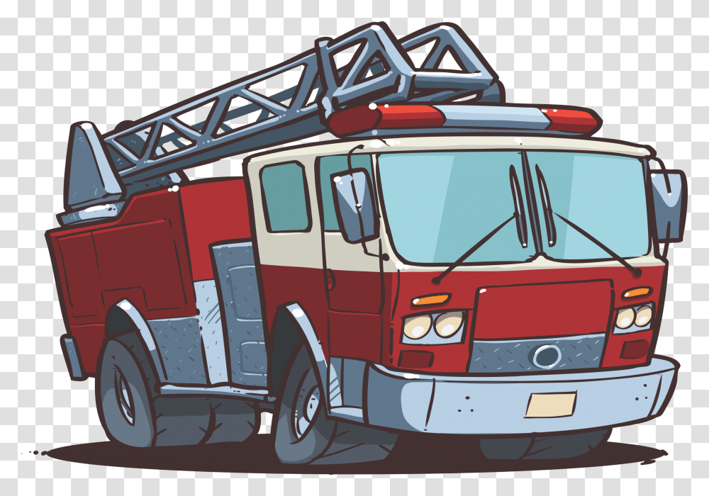 Fire Truck Siluet, Vehicle, Transportation, Fire Department Transparent Png