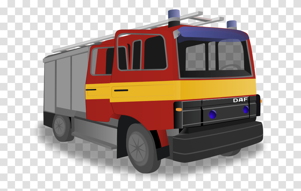 Fire Truck To Use Free Download Clipart Basic Fire Engine Clipart, Vehicle, Transportation, Van, Ambulance Transparent Png