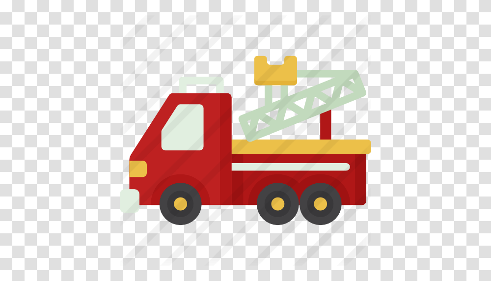 Fire Truck, Vehicle, Transportation, Tow Truck Transparent Png
