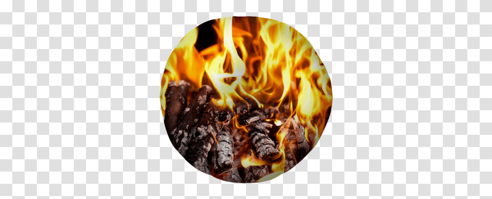 Fire Tufted Floor Pillow Round • Pixers We Live To Change Flame, Bonfire, Food Transparent Png