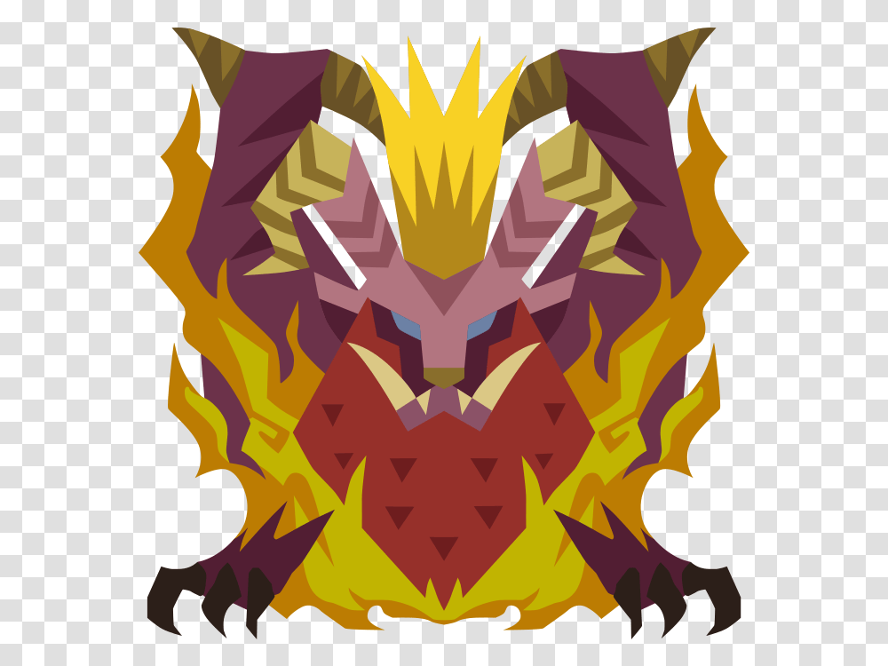 Fire & Heat Pantheon Tv Tropes Monster Hunter Teostra Icon, Art, Graphics, Flame, Symbol Transparent Png