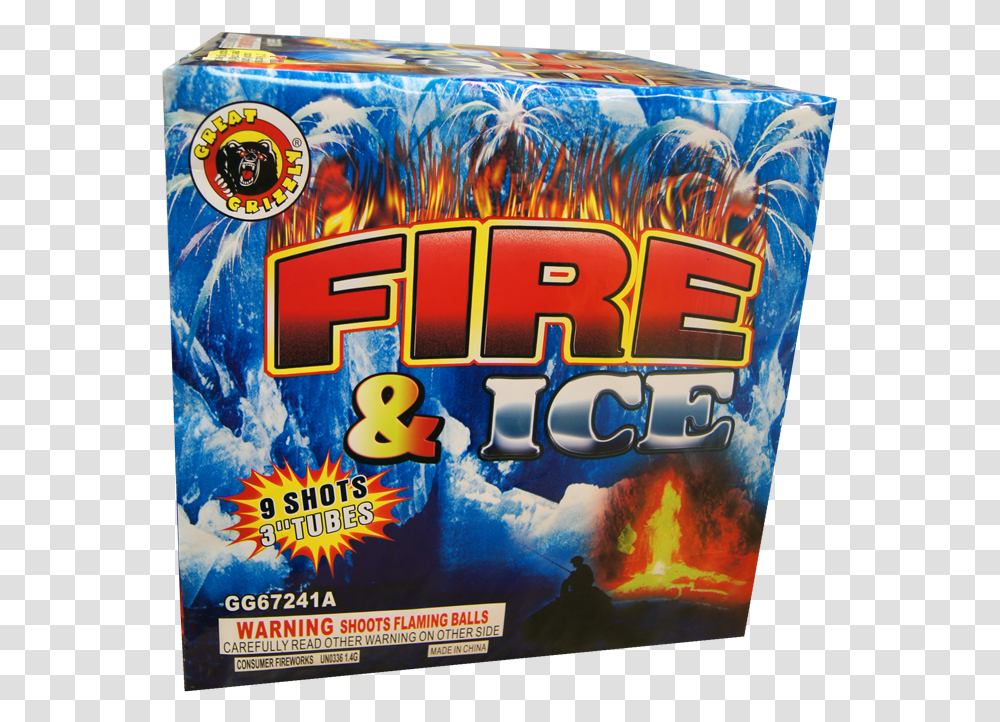 Fire & Ice 9 Shot 3 Firecracker, Person, Human, Poster, Advertisement Transparent Png