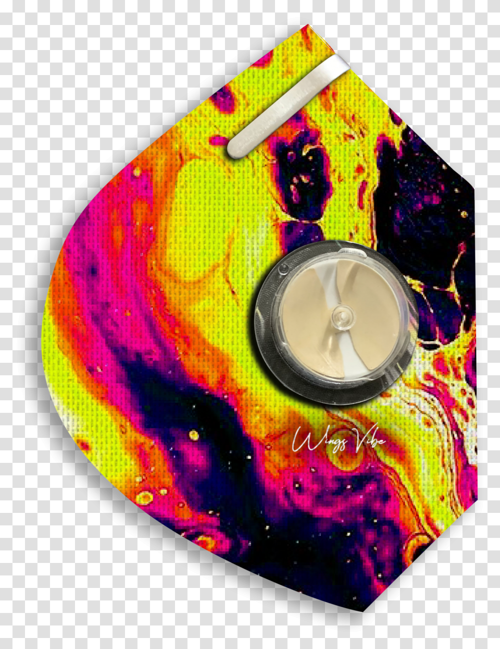 Fire - Wings Vibe Trippy, Disk, Dvd, Art, Head Transparent Png